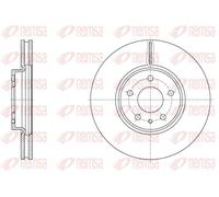 2x Disco de freno Eje delantero ventilado 61605.10 REMSA para FORD
