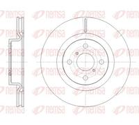 2x Disco de freno Eje delantero ventilado 61656.10 REMSA para TOYOTA YARIS