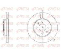 2x Disco de freno Eje delantero ventilado 61784.10 REMSA para KIA HYUNDAI
