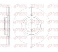 2x Disco de freno Eje delantero ventilado 61789.10 REMSA para MINI MINI