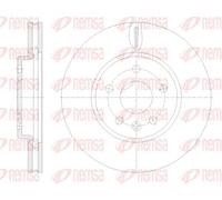 2x Disco de freno Eje delantero ventilado 61793.10 REMSA para OPEL ASTRA K