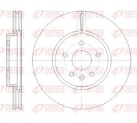 2x Disco de freno Eje delantero ventilado 61794.10 REMSA para OPEL ASTRA K