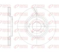 2x Disco de freno Eje delantero ventilado 62115.10 REMSA para SSANGYONG TIVOLI