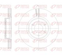 2x Disco de freno Eje delantero ventilado 62136.10 REMSA para MERCEDES-BENZ