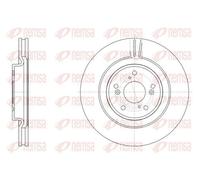 2x Disco de freno Eje delantero ventilado 62557.10 REMSA para HONDA CR-V V