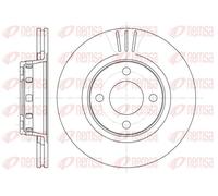 2x Disco de freno Eje delantero ventilado 6295.10 REMSA para AUDI COUPE B3