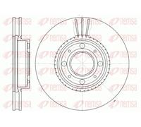 2x Disco de freno Eje delantero ventilado 6303.10 REMSA para VOLVO BMW