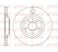 2x Disco de freno Eje delantero ventilado 6315.11 REMSA para ALFA ROMEO GTV
