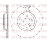 2x Disco de freno Eje delantero ventilado 6316.10 REMSA para ALFA ROMEO LANCIA