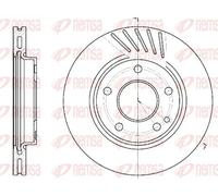 2x Disco de freno Eje delantero ventilado 6527.10 REMSA para MERCEDES-BENZ