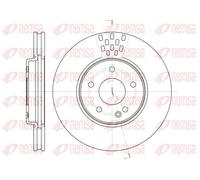 2x Disco de freno Eje delantero ventilado 6556.10 REMSA para MERCEDES-BENZ