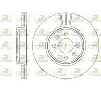 2x Disco de freno Eje delantero ventilado 6583.10 ROADHOUSE para RENAULT CLIO II