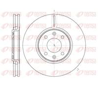 2x Disco de freno Eje delantero ventilado 6587.10 REMSA para CITROËN XANTIA C5 I