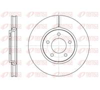2x Disco de freno Eje delantero ventilado 6602.10 REMSA para CHRYSLER JEEP DODGE