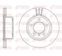 2x Disco de freno Eje delantero ventilado 6652.10 REMSA para BMW 1 Coupé 1 3