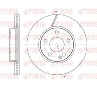 2x Disco de freno Eje delantero ventilado 6675.10 REMSA para MERCEDES-BENZ