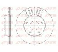 2x Disco de freno Eje delantero ventilado 6681.10 REMSA para NISSAN ALMERA TINO