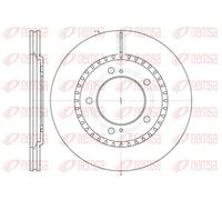 2x Disco de freno Eje delantero ventilado 6699.10 REMSA para SUZUKI