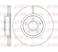 2x Disco de freno Eje delantero ventilado 6711.10 REMSA para LAND ROVER VOLVO