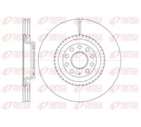 2x Disco de freno Eje delantero ventilado 6791.10 REMSA para VW SKODA AUDI SEAT