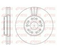 2x Disco de freno Eje delantero ventilado 6793.10 REMSA para LEXUS LS GS IS I