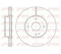 2x Disco de freno Eje delantero ventilado 6843.10 REMSA para MAZDA MX-5 I