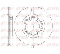 2x Disco de freno Eje delantero ventilado 6899.10 REMSA para NISSAN PICK UP