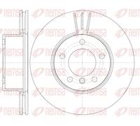2x Disco de freno Eje delantero ventilado 6974.10 REMSA para BMW 3 3 Touring 1