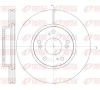 2x Disco de freno Eje delantero ventilado 6986.10 REMSA para HONDA STREAM