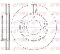 REMSA 2x Disco de Freno Delantero Ø301.8 MM para Kia Sorento i Jc 2.5 Crdi 3.5