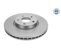 2x Disco de freno Eje delantero ventilado 715 521 0030/PD MEYLE para FORD