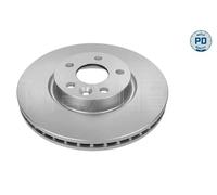 2x Disco de freno Eje delantero ventilado 783 521 0026/PD MEYLE para LAND ROVER