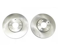 2x Disco de freno Eje delantero ventilado BS-5490C OPTIMAL para VW PASSAT B5