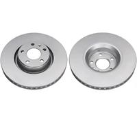 2x Disco de freno Eje delantero ventilado BS-7536HC OPTIMAL para AUDI A6 C6