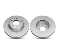 2x Disco de freno Eje delantero ventilado BS-7566HC OPTIMAL para BMW 5 5 Touring