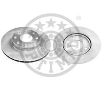 2x Disco de freno Eje delantero ventilado BS-8198C OPTIMAL para CHEVROLET DAEWOO