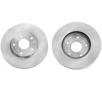2x Disco de freno Eje delantero ventilado BS-8458HC OPTIMAL para HONDA