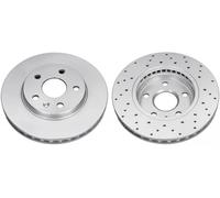 2x Disco de freno Eje delantero ventilado BS-8464HC OPTIMAL para SAAB OPEL