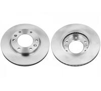 2x Disco de freno Eje delantero ventilado BS-8556C OPTIMAL para KIA
