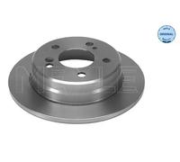 2x Disco de freno Eje trasero macizo 015 523 0019 MEYLE para MERCEDES-BENZ 190