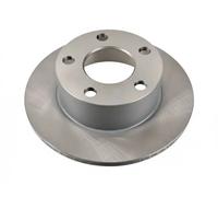 2x Disco de freno Eje trasero macizo 09075 FEBI BILSTEIN para AUDI VW SKODA