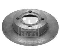 2x Disco de freno Eje trasero macizo 09078 FEBI BILSTEIN para AUDI 80 B2 Sedán