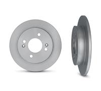 2x Disco de freno Eje trasero macizo 1031027 KAMOKA para KIA HYUNDAI
