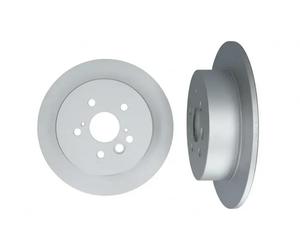 2x Disco de freno Eje trasero macizo 1031090 KAMOKA para TOYOTA RAV 4 II