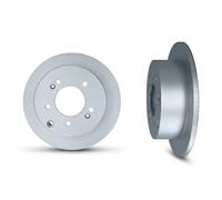 2x Disco de freno Eje trasero macizo 1031092 KAMOKA para KIA SOUL I
