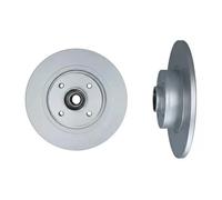 2x Disco de freno Eje trasero macizo 1031136 KAMOKA para RENAULT SCÉNIC II