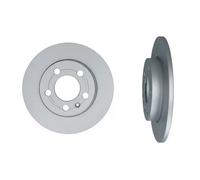 2x Disco de freno Eje trasero macizo 103147 KAMOKA para VW AUDI SKODA