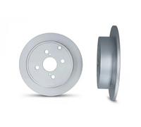 2x Disco de freno Eje trasero macizo 103148 KAMOKA para TOYOTA COROLLA