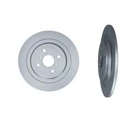 2x Disco de freno Eje trasero macizo 103150 KAMOKA para TOYOTA DAIHATSU