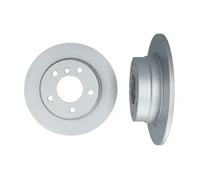 2x Disco de freno Eje trasero macizo 1032606 KAMOKA para BMW 1